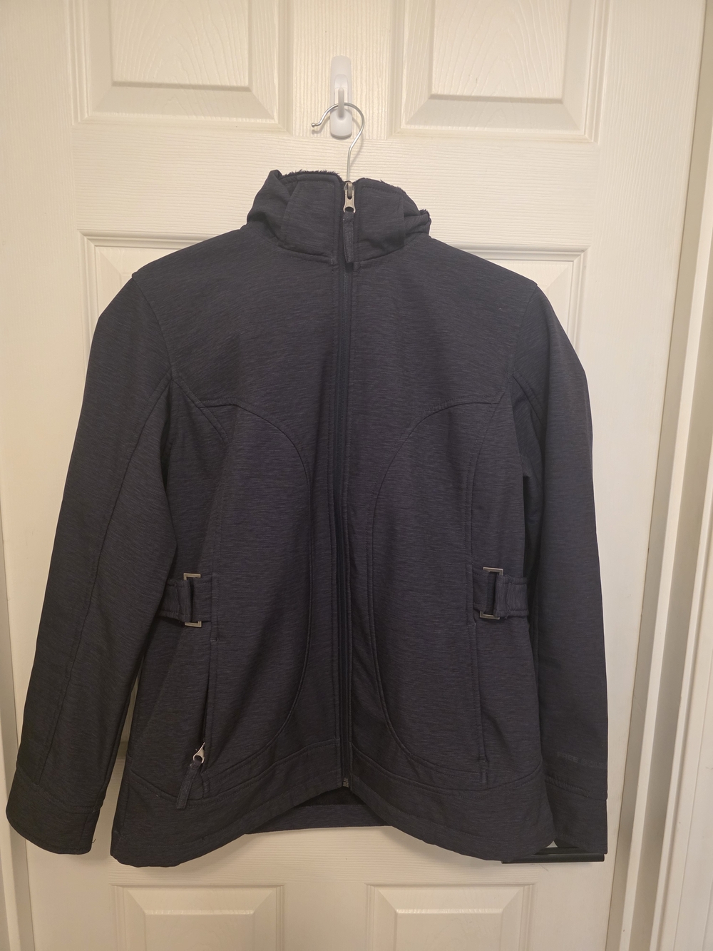 Free Country Women's Purple Fleece Lined Full-Zip Jacket